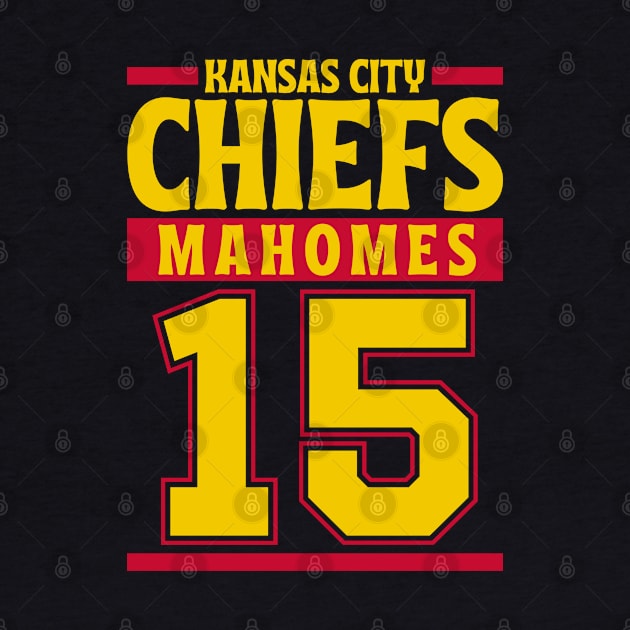 Kansas City Chiefs Mahomes 15 American Football Team by Astronaut.co